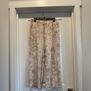Lilly Pulitzer M Palm Print Linen Pants